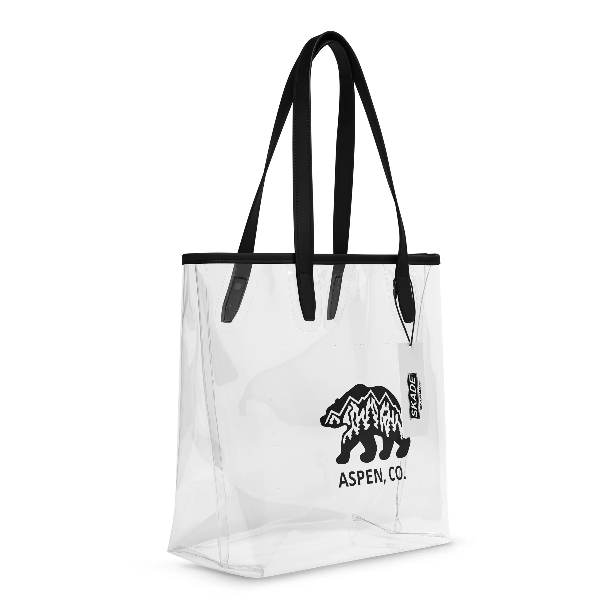 Clear Tote Bag – Aspen Bear - Image 6