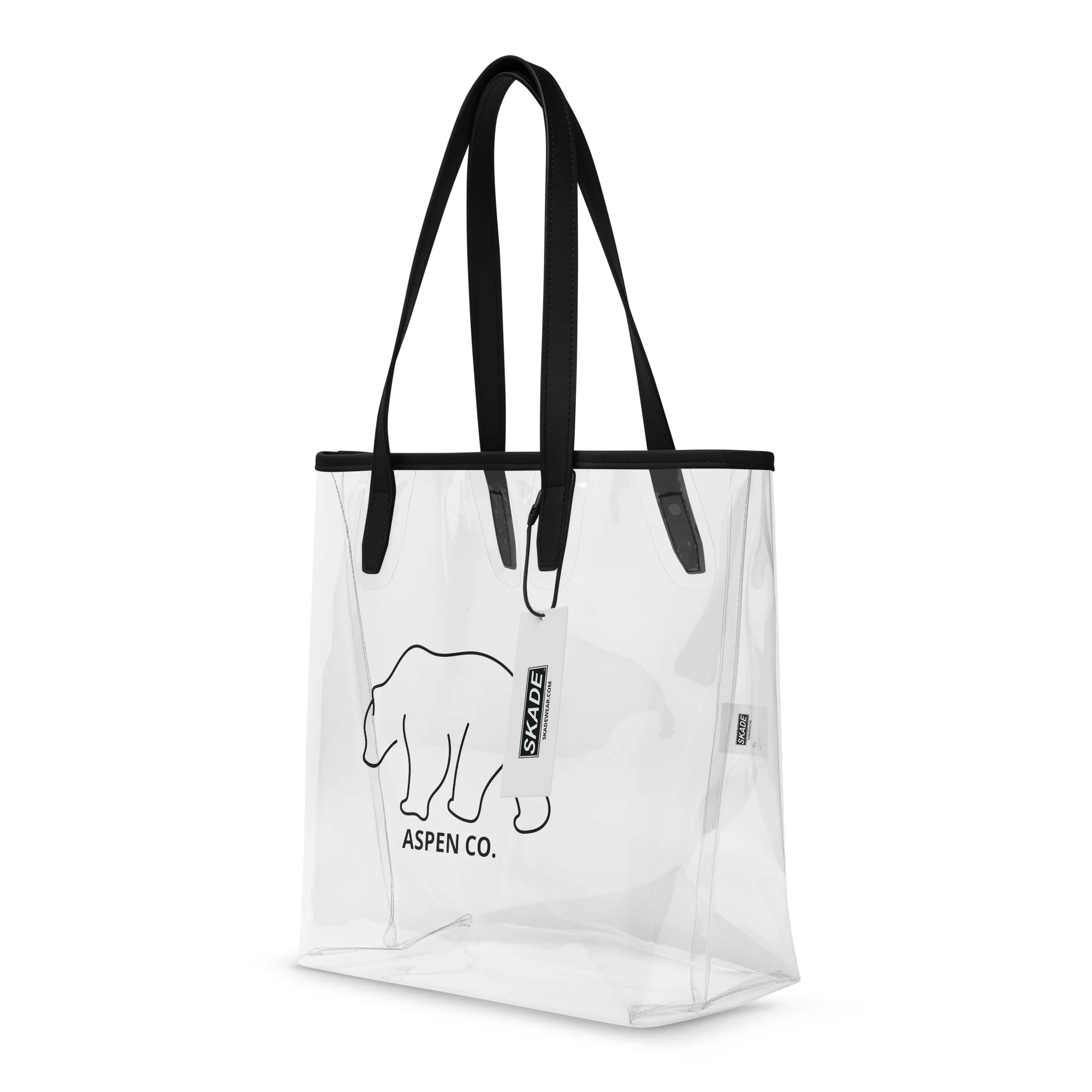 Clear Tote Bag – Aspen Bear Outline - Image 4