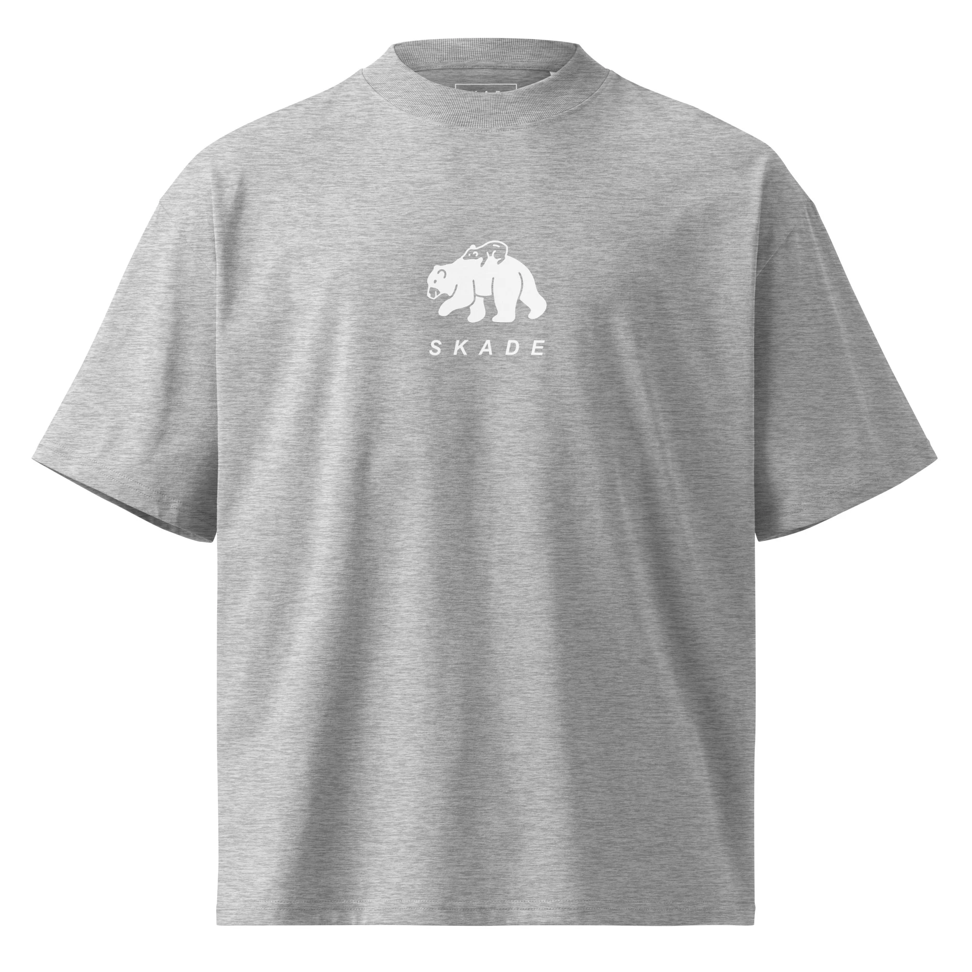Unisex Organic Oversized High Neck T-shirt – Mama Bear & Cub - Image 13